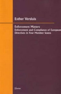 Enlarge image Cover: Enforcement Matters - Eburon Academic Publishers