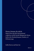 Cover: Duras, femme du siecle - Rodopi