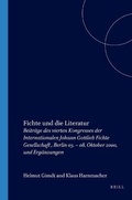 Cover: Fichte-Studien. Beitr&auml;ge zur Geschichte und Systematik der Transzendentalphilosophie / Fichte und die Literatur - Rodopi