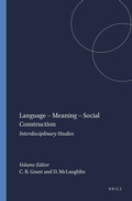 Cover: Language - Meaning - Social Construction - Rodopi