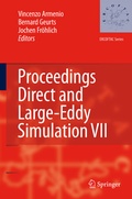 Cover: Direct and Large-Eddy Simulation VII - Springer
