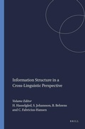 Cover: Information Structure in a Cross-Linguistic Perspective - Rodopi