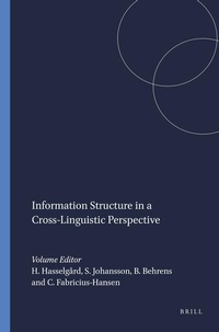 Abbildung von: Information Structure in a Cross-Linguistic Perspective - Rodopi