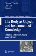 Cover: The Body as Object and Instrument of Knowledge - Springer