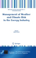Cover: Management of Weather and Climate Risk in the Energy Industry - Springer