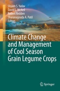Cover: Climate Change and Management of Cool Season Grain Legume Crops - Springer