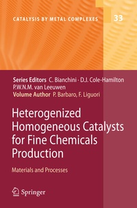 Abbildung von: Heterogenized Homogeneous Catalysts for Fine Chemicals Production - Springer