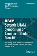 Cover: Seventh IUTAM Symposium on Laminar-Turbulent Transition - Springer