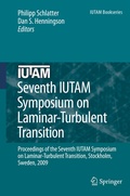 Cover: Seventh IUTAM Symposium on Laminar-Turbulent Transition - Springer