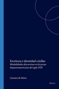 Cover: Escritura e identidad criollas - Rodopi