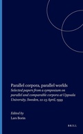 Cover: Parallel corpora, parallel worlds - Rodopi