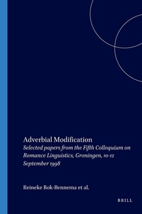 Enlarge image Cover: Adverbial Modification - Rodopi