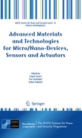 Cover: Advanced Materials and Technologies for Micro/Nano-Devices, Sensors and Actuators - Springer