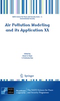 Cover: Air Pollution Modeling and its Application XX - Springer