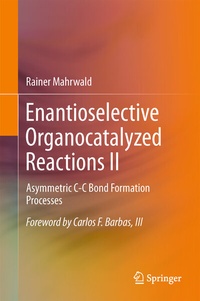 Abbildung von: Enantioselective Organocatalyzed Reactions II - Springer