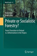 Cover: Private or Socialistic Forestry? - Springer