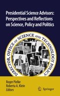 Cover: Presidential Science Advisors - Springer