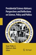 Cover: Presidential Science Advisors - Springer