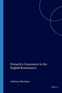 Enlarge image Cover: Petrarch's Canzoniere in the English Renaissance - Rodopi
