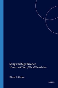 Enlarge image Cover: Song and Significance - Rodopi