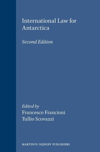 Bild: International Law for Antarctica - Kluwer Law International