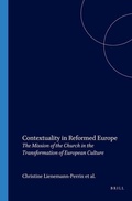 Cover: Contextuality in Reformed Europe - Rodopi