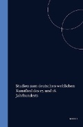Cover: Studien zum deutschen weltlichen Kunstlied des 17. und 18. Jahrhunderts - Rodopi