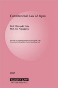 Cover: Constitutional Law of Japan - Kluwer Law International