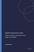 Cover: English Ditransitive Verbs - Rodopi