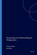 Cover: Deepening our Understanding of Wittgenstein - Rodopi