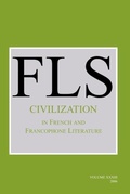 Cover: Civilization in French and Francophone Literature - Rodopi