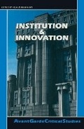 Cover: Institution & Innovation - Rodopi
