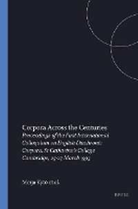 Enlarge image Cover: Corpora Across the Centuries - Rodopi