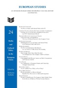 Cover: Media and Cultural Policy in the European Union - Rodopi