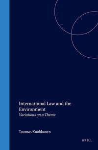 Bild: International Law and the Environment:Variations on a Theme - Kluwer Law International