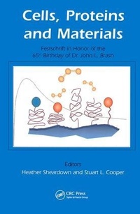 Abbildung von: Cells, Proteins and Materials - VSP International Science Publishers