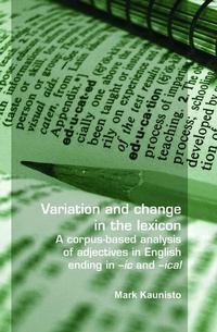 Abbildung von: Variation and change in the lexicon - Rodopi