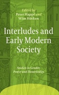 Cover: Interludes and Early Modern Society - Rodopi