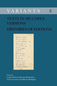 Enlarge image Cover: Texts in Multiple Versions - Histories of Editions - Rodopi