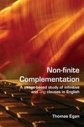 Cover: Non-finite Complementation - Rodopi