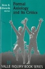 Cover: Formal Axiology and Its Critics - Rodopi