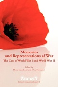 Cover: Memories and Representations of War. - Rodopi