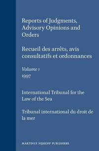 Bild: Reports of Judgments, Advisory Opinions and Orders (Recueil des Arrets, Avis Consultatifs et Ordonnances) - Kluwer Law International