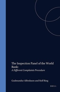 Abbildung von: The Inspection Panel of the World Bank:A Different Complaints Procedure - Kluwer Law International