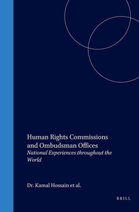 Enlarge image Cover: Human Rights Commissions and Ombudsman Offices:National Experiences Throughout the World - Kluwer Law International