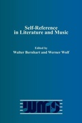 Cover: Self-Reference in Literature and Other Media. - Rodopi