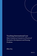 Cover: Teaching International Law - Kluwer Law International