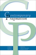 Cover: Contemporary Pragmatism. Volume 8, Number 1, June 2011. - Rodopi