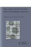 Cover: Tense, aspect and mood in first and second language acquisition. - Rodopi