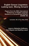 Cover: English Corpus Linguistics: Looking back, Moving forward - Rodopi